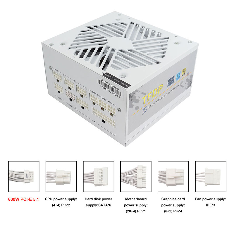 Beyaz 750w 850w 1000W 1200W Wa - 1000W White Modular Power Supply incelemesi ve fiyatı