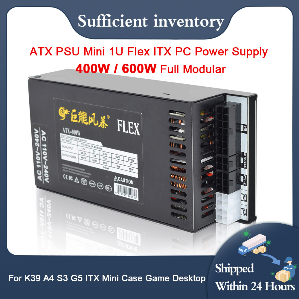 Yeni PC güç kaynağı 400W 600W  - Flex Atx Power Supply 600W 1U incelemesi ve fiyatı