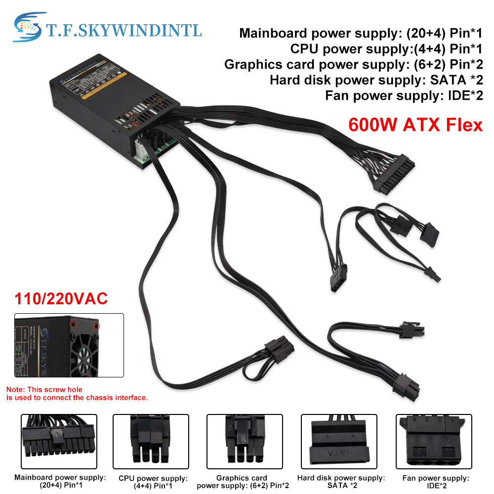 Flex 600W Modüler Güç Kaynağı  - Flex Atx Power Supply 600W 1U incelemesi ve fiyatı